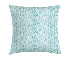 Blossoming Eucalyptus Leaves Pillow Cover