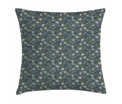 Forest Elements and Blots Pillow Cover