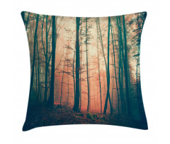 Autumn Forest Woodland Pillow Cover