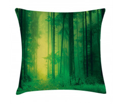 Fairy Springtime Forest Pillow Cover