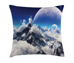 Snow Capped Mountain Pillow Cover