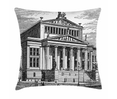 Engraved Konzerthaus Berlin Pillow Cover