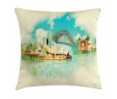 Cityscape Sydney Pillow Cover