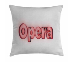 Computer Graphic Typography Pillow Cover