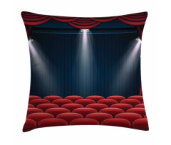 Classic Stage with Curtain Pillow Cover