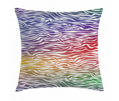 Abstract Zebra Skin Pillow Cover