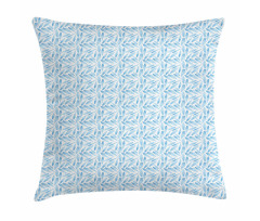 Oriental Feathers Scattered Pillow Cover