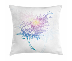 Bohemian Silhouette Plume Pillow Cover