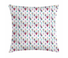 Colorful Oriental Arrows Pillow Cover