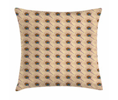 Native Style Diagonal Fluff Pillow Cover