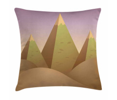 Pyramids Dune Sand Pillow Cover