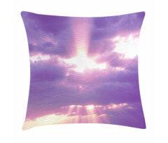 Romantic Cloudy Sky Pillow Cover