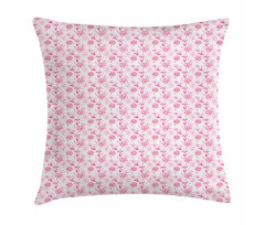 Hearts Dandelions Pillow Cover