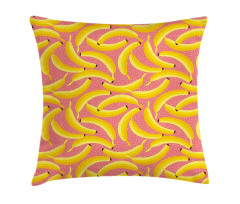 Exotic Fruits and Polka Dots Pillow Cover
