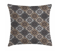 Ethnic Tribal Structures Pillow Cover