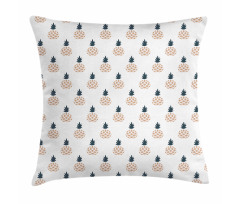 Organic Tropical Fruits Pillow Cover