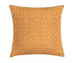 Cheerful Spring Flowers Art Pillow Cover