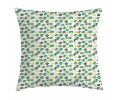 Rhythmic Evergreen Botany Pillow Cover