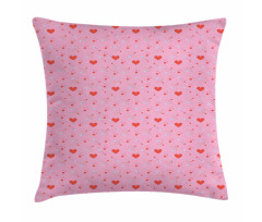 Hearts and Cupid Pillow Cover