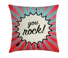 Sunbeams Halftone Graphic Pillow Cover