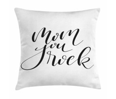 Mother Love Phrase Art Pillow Cover