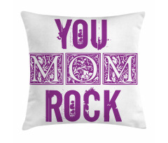 Mother's Day Typography Pillow Cover