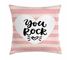 Motivational Motto Graphic Pillow Cover