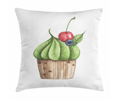Tasty Cherry Food Graphic Pillow Cover