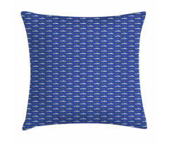 Rural Fence Vehicle Pattern Pillow Cover