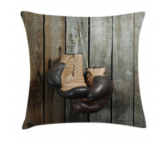 Vintage Boxing Gloves Pillow Cover