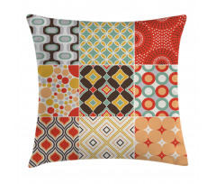 Vintage Abstract Shape Pillow Cover