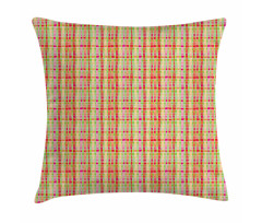 Vivid Modern Grunge Lines Pillow Cover