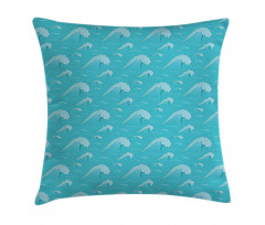 Japanese Ocean Cartoon Pillow Cover