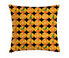 Tangerine Tones Citrus Art Pillow Cover