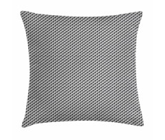 Diagonal Triangles Squares Pillow Cover