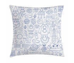 Cosmic Space Adventure Pillow Cover