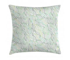 Modern Leaf Patterns Pillow Cover