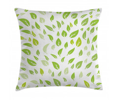 Summer Spring Garden Leaf Pillow Cover