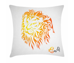 Leo Horoscope Sign Pillow Cover