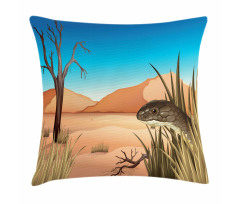 Desert Tropical Nature Pillow Cover