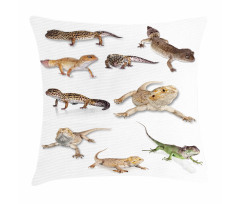 Primitive Reptile Pillow Cover