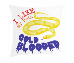 Majestic Snake in Wild Pillow Cover