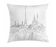 Cityscape Art Pillow Cover