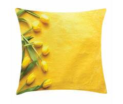 Tulip Flowers Garden Pillow Cover