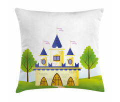 Magic Tale Land Fortress Pillow Cover