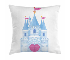 Romantic Fairy Tale Castle Pillow Cover