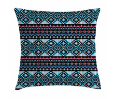 Geometric Triangles Ornate Pillow Cover