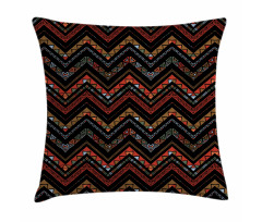 Ethnical Zigzag Chevron Art Pillow Cover