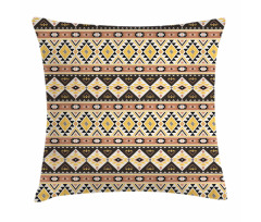 Mexican Lines and Triangles Pillow Cover