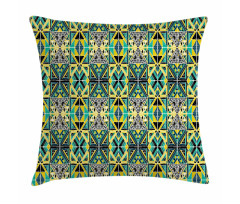 Hand Drawn Geometric Pattern Pillow Cover